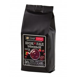 Шоколад Тёмный 54% в каллетах (каплях) - Томер Эксперт 400гр